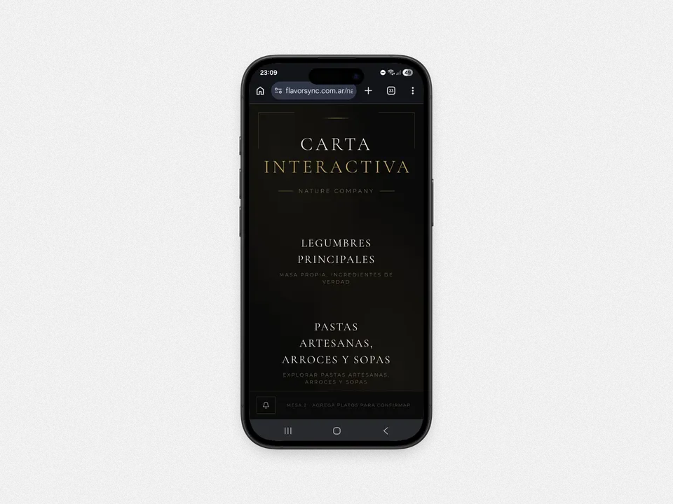 Carta digital con AR